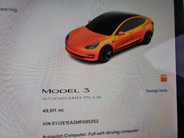 Photo 8 VIN: 5YJ3E1EA3MF085252 - TESLA MODEL 3 