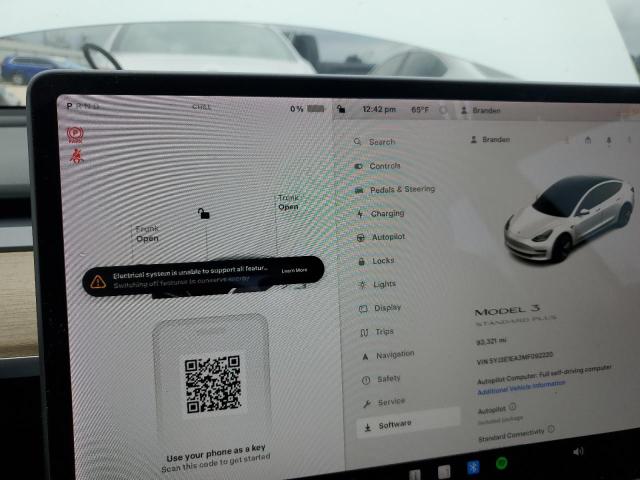 Photo 8 VIN: 5YJ3E1EA3MF092220 - TESLA MODEL 3 