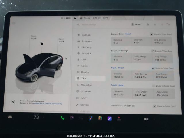 Photo 6 VIN: 5YJ3E1EA3PF448122 - TESLA MODEL 3 