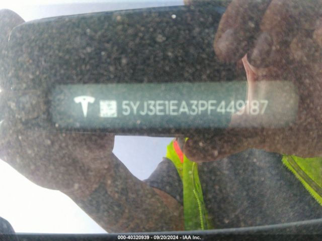 Photo 8 VIN: 5YJ3E1EA3PF449187 - TESLA MODEL 3 