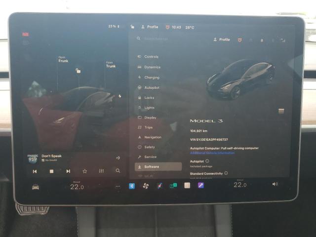 Photo 8 VIN: 5YJ3E1EA3PF456737 - TESLA MODEL 3 