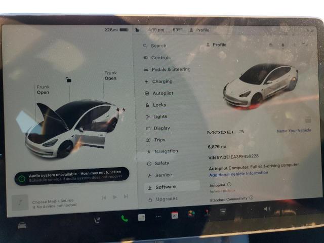 Photo 8 VIN: 5YJ3E1EA3PF458228 - TESLA MODEL 3 