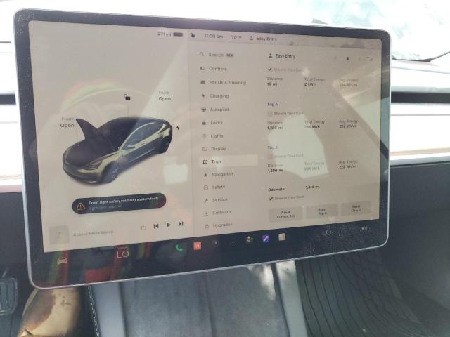 Photo 8 VIN: 5YJ3E1EA3PF473778 - TESLA MODEL 3 