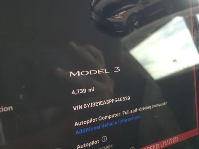 Photo 8 VIN: 5YJ3E1EA3PF545529 - TESLA MODEL 3 