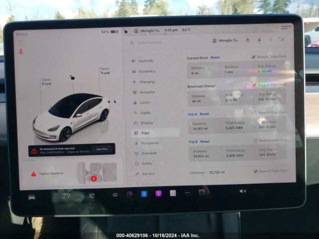 Photo 6 VIN: 5YJ3E1EA3PF569975 - TESLA MODEL 3 