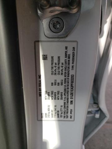 Photo 12 VIN: 5YJ3E1EA3PF603283 - TESLA MODEL 3 