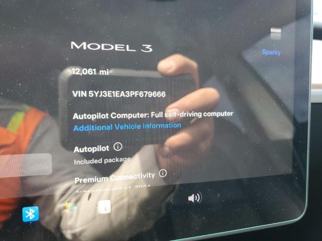 Photo 8 VIN: 5YJ3E1EA3PF679666 - TESLA MODEL 3 