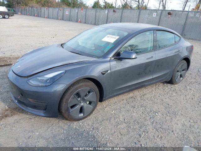 Photo 1 VIN: 5YJ3E1EA3PF700791 - TESLA MODEL 3 