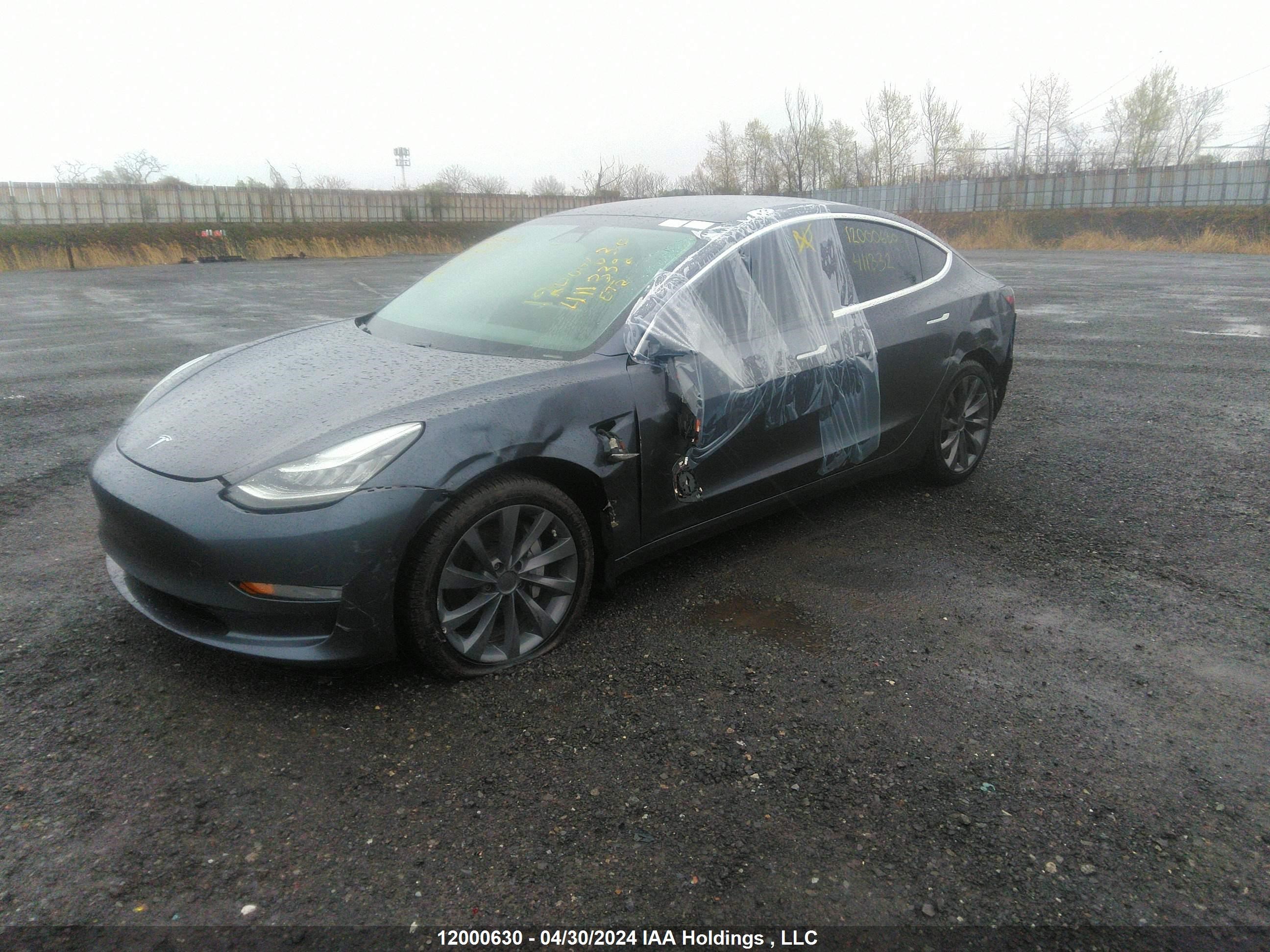 Photo 1 VIN: 5YJ3E1EA4KF411332 - TESLA MODEL 3 