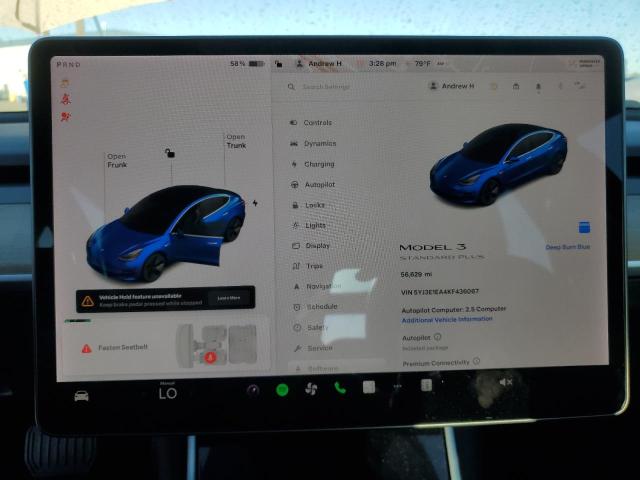 Photo 8 VIN: 5YJ3E1EA4KF436067 - TESLA MODEL 3 