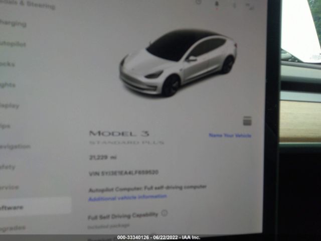 Photo 6 VIN: 5YJ3E1EA4LF659520 - TESLA MODEL 3 