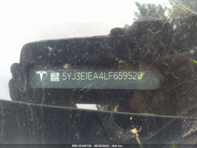 Photo 8 VIN: 5YJ3E1EA4LF659520 - TESLA MODEL 3 