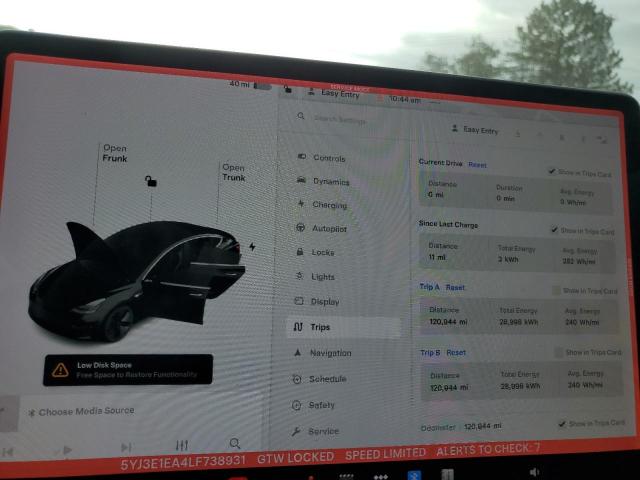 Photo 8 VIN: 5YJ3E1EA4LF738931 - TESLA MODEL 3 