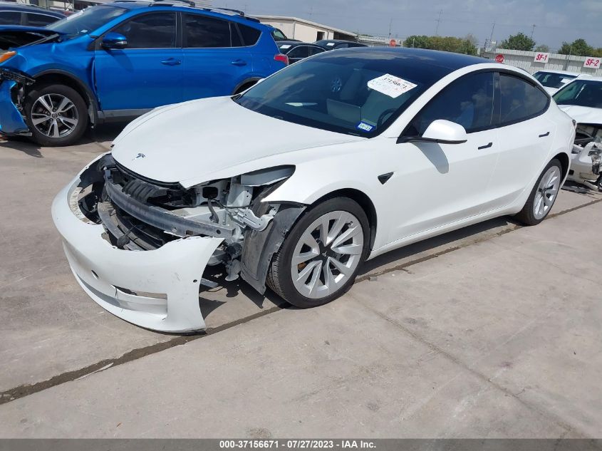 Photo 1 VIN: 5YJ3E1EA4MF032060 - TESLA MODEL 3 