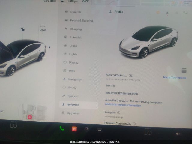 Photo 6 VIN: 5YJ3E1EA4MF043088 - TESLA MODEL 3 