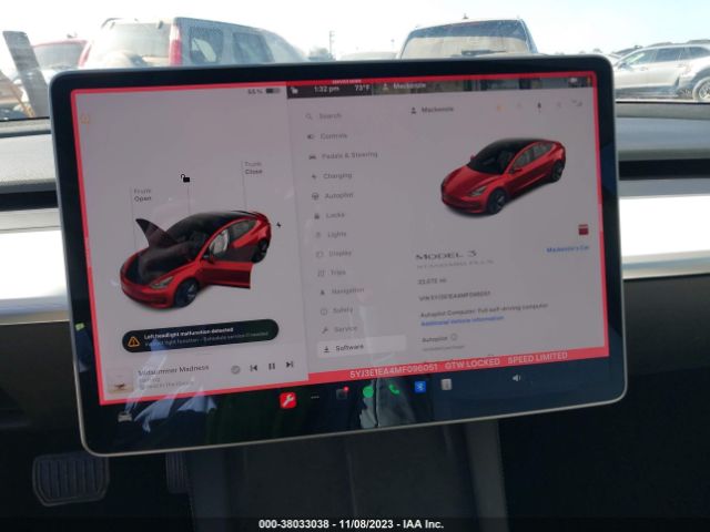 Photo 6 VIN: 5YJ3E1EA4MF096051 - TESLA MODEL 3 