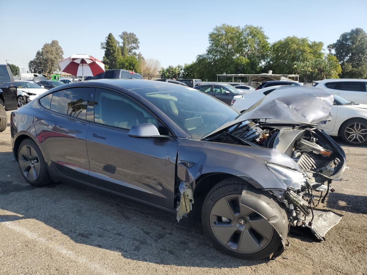 Photo 3 VIN: 5YJ3E1EA4MF098222 - TESLA MODEL 3 