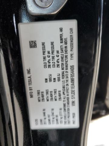 Photo 12 VIN: 5YJ3E1EA4MF854406 - TESLA MODEL 3 