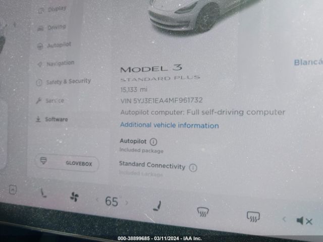 Photo 6 VIN: 5YJ3E1EA4MF961732 - TESLA MODEL 3 