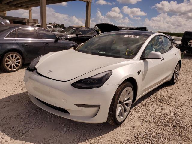 Photo 1 VIN: 5YJ3E1EA4NF153544 - TESLA MODEL 3 