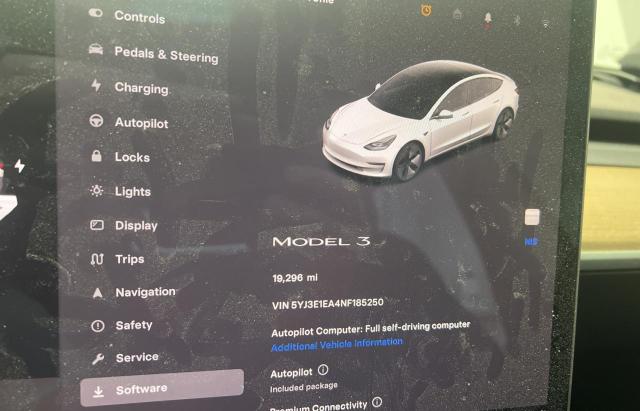 Photo 7 VIN: 5YJ3E1EA4NF185250 - TESLA MODEL 3 