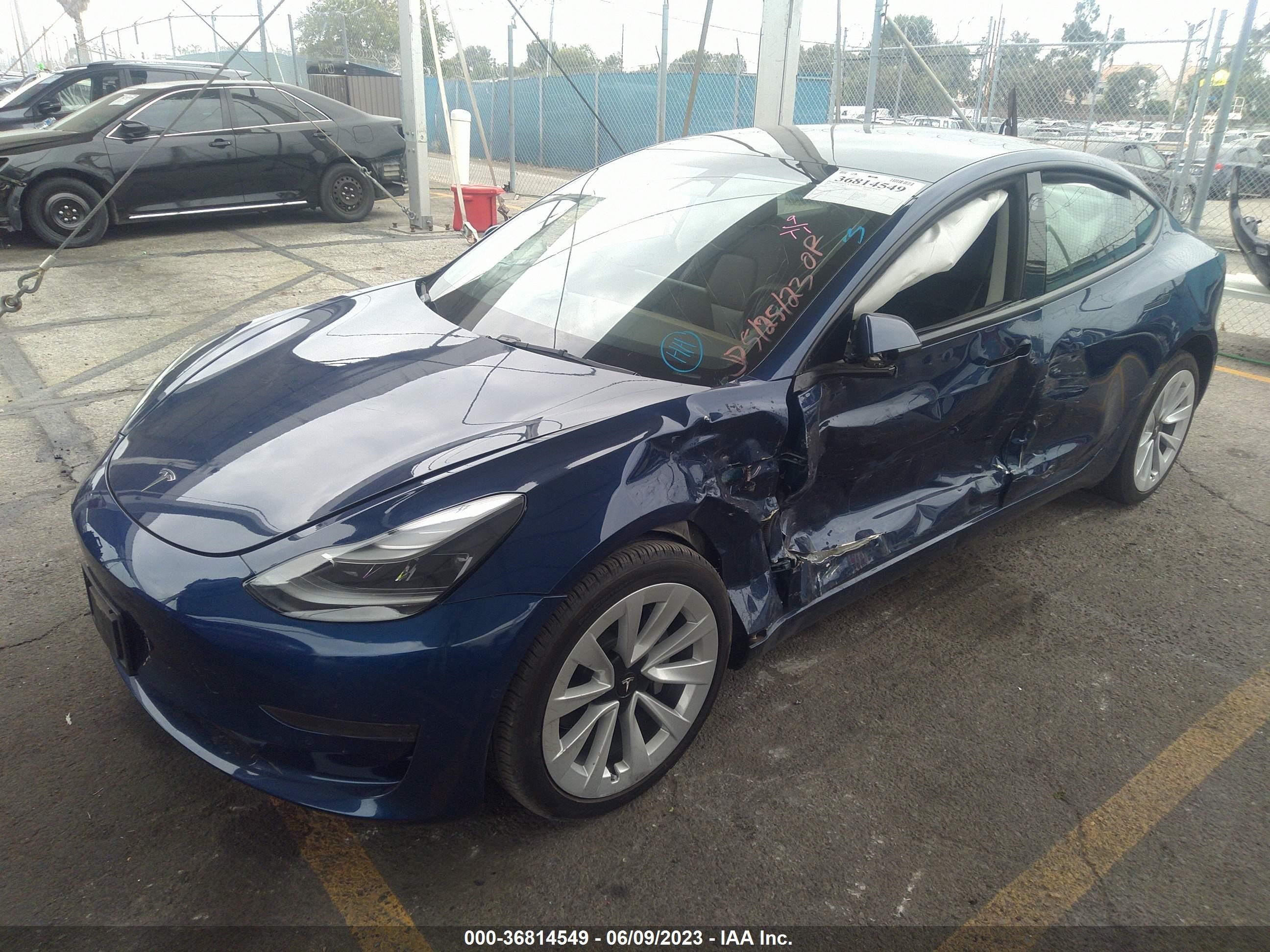 Photo 1 VIN: 5YJ3E1EA4NF250680 - TESLA MODEL 3 