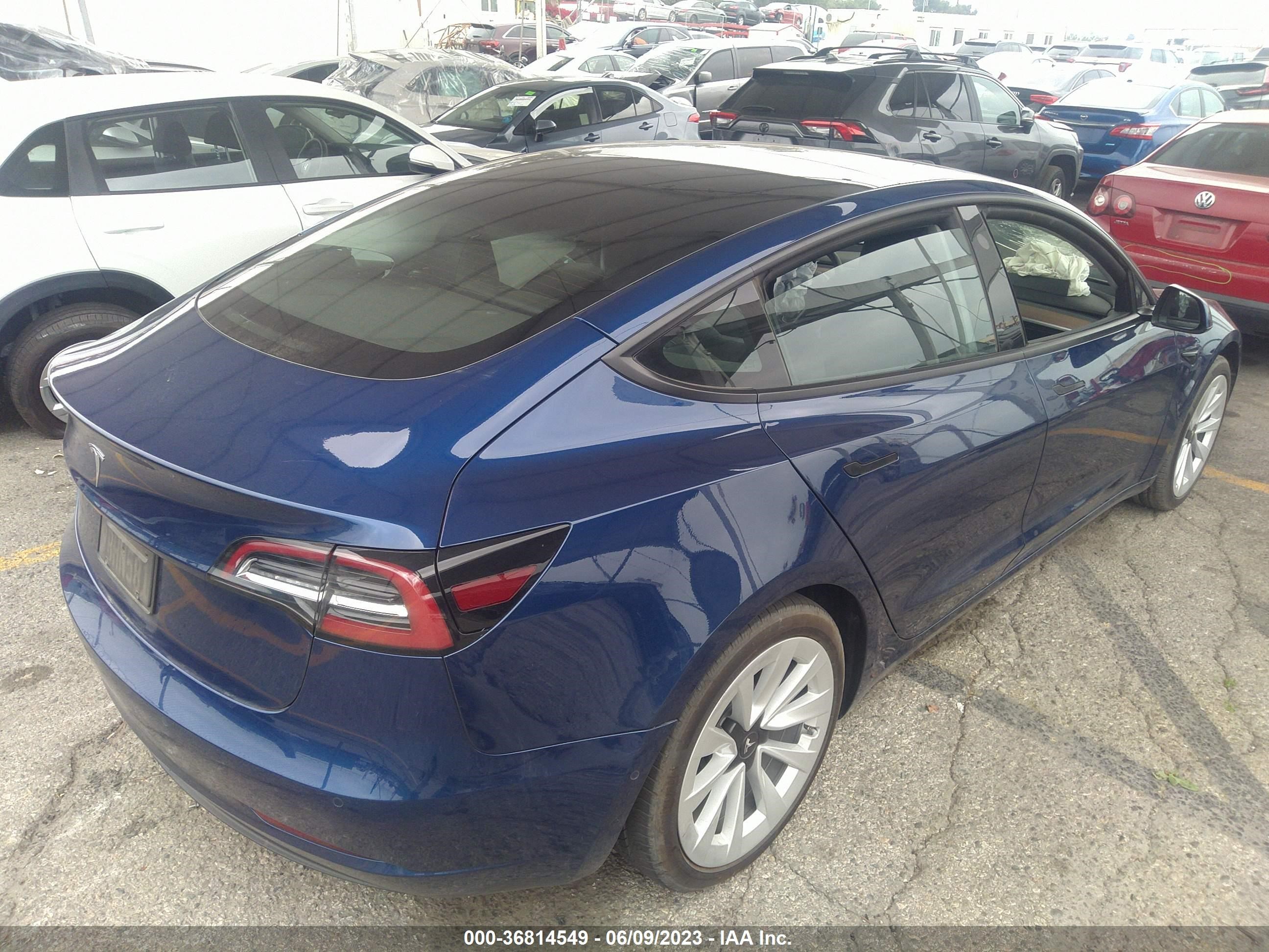 Photo 3 VIN: 5YJ3E1EA4NF250680 - TESLA MODEL 3 