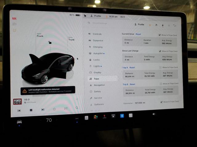 Photo 8 VIN: 5YJ3E1EA4NF287941 - TESLA MODEL 3 