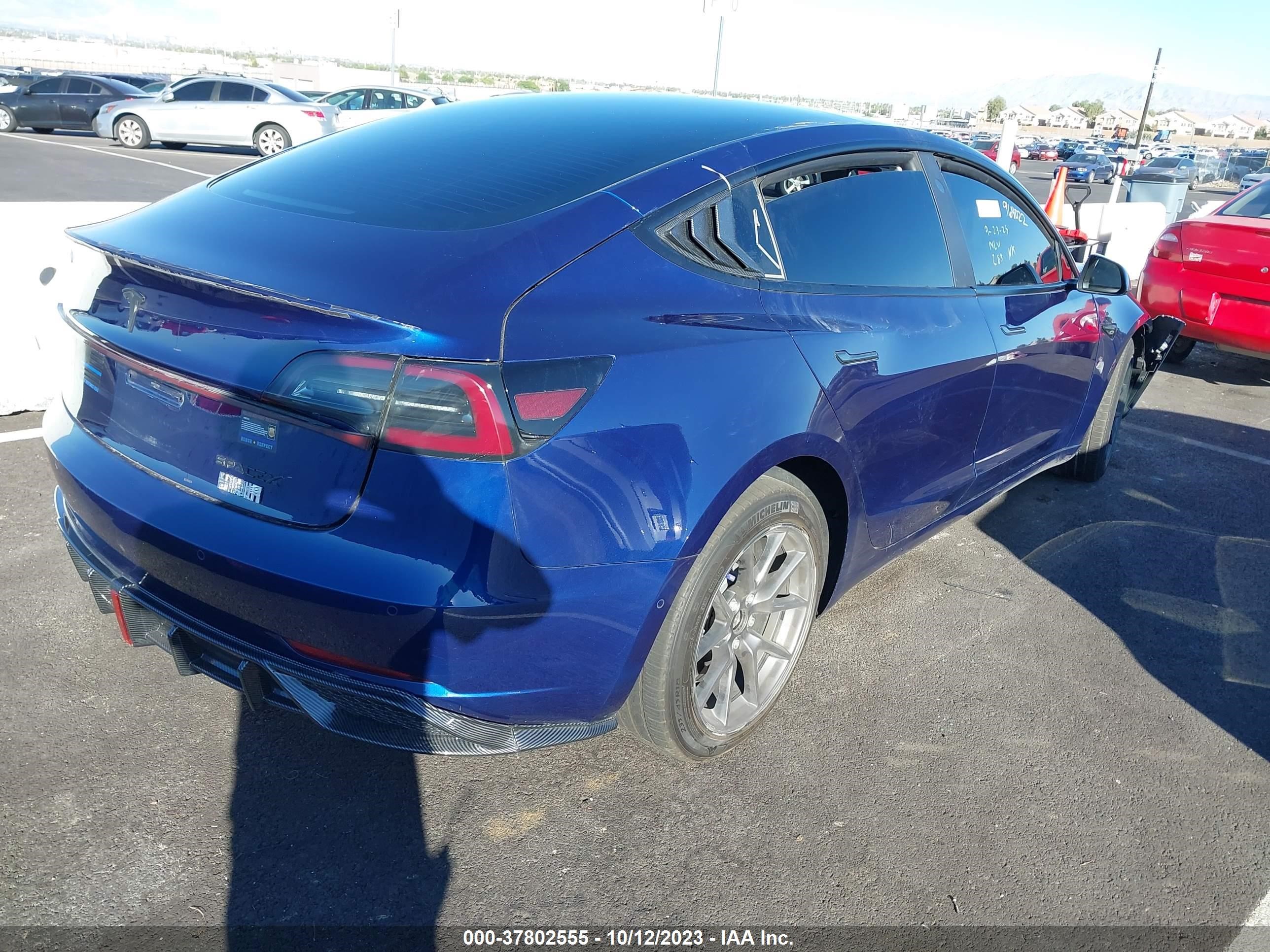 Photo 3 VIN: 5YJ3E1EA4NF375257 - TESLA MODEL 3 