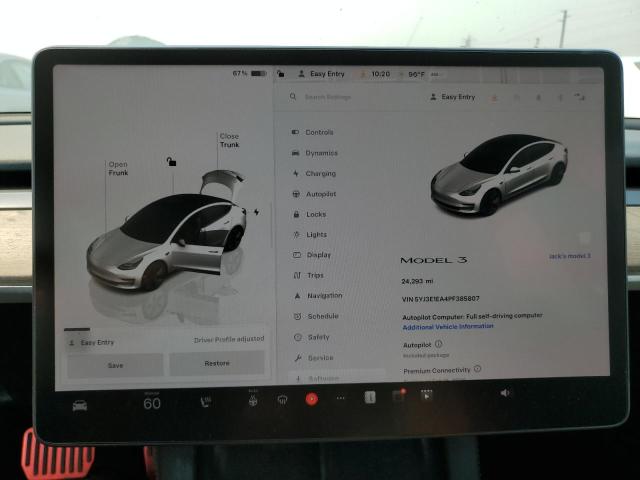 Photo 8 VIN: 5YJ3E1EA4PF385807 - TESLA MODEL 3 