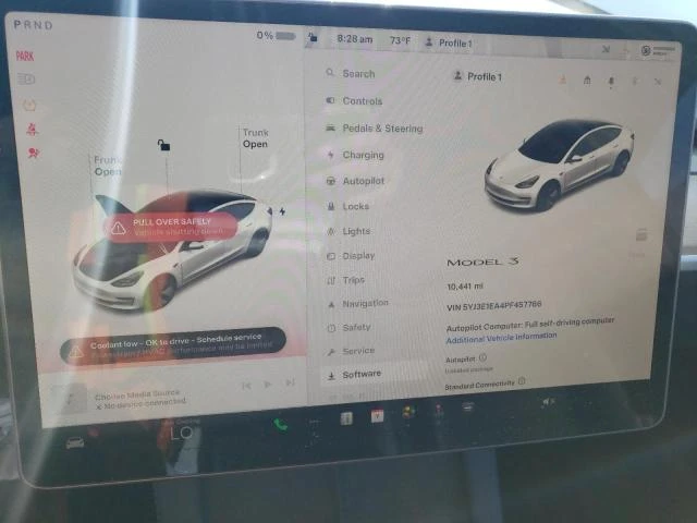 Photo 8 VIN: 5YJ3E1EA4PF457766 - TESLA MODEL 3 