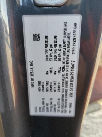 Photo 12 VIN: 5YJ3E1EA4PF495417 - TESLA MODEL 3 