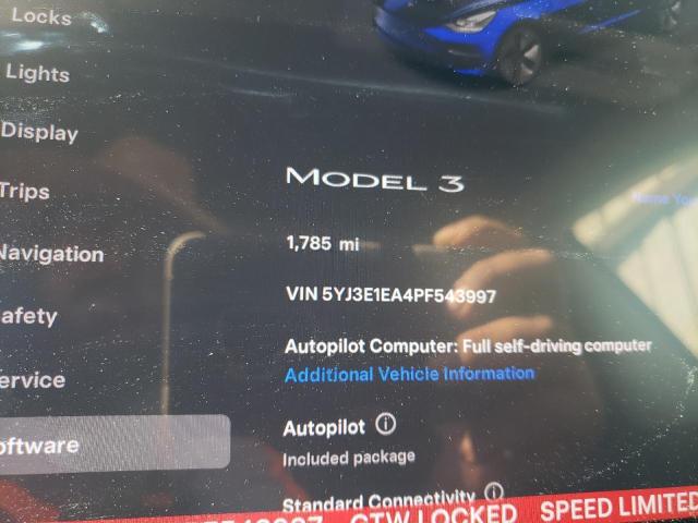 Photo 8 VIN: 5YJ3E1EA4PF543997 - TESLA MODEL 3 