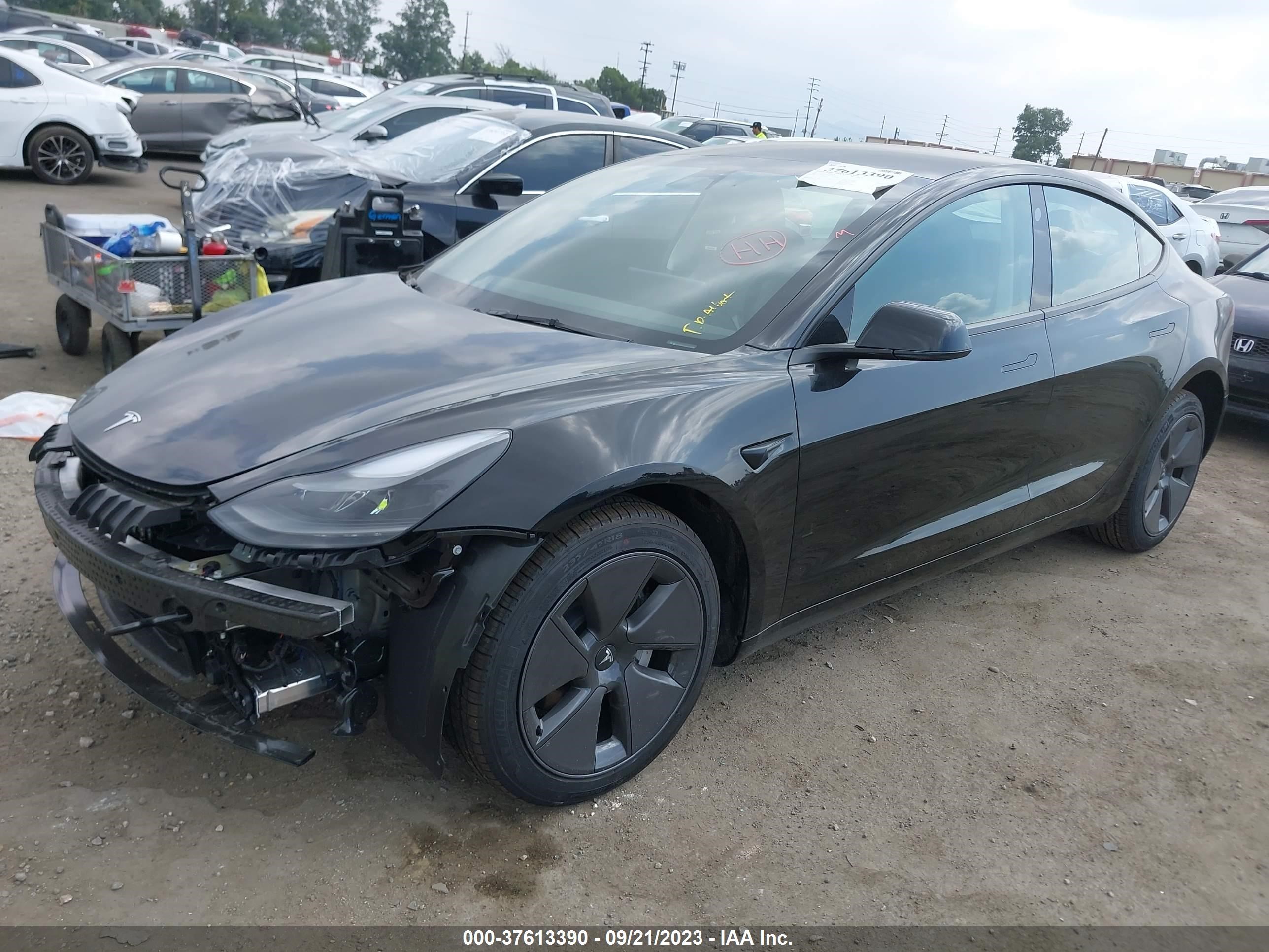 Photo 1 VIN: 5YJ3E1EA4PF592729 - TESLA MODEL 3 