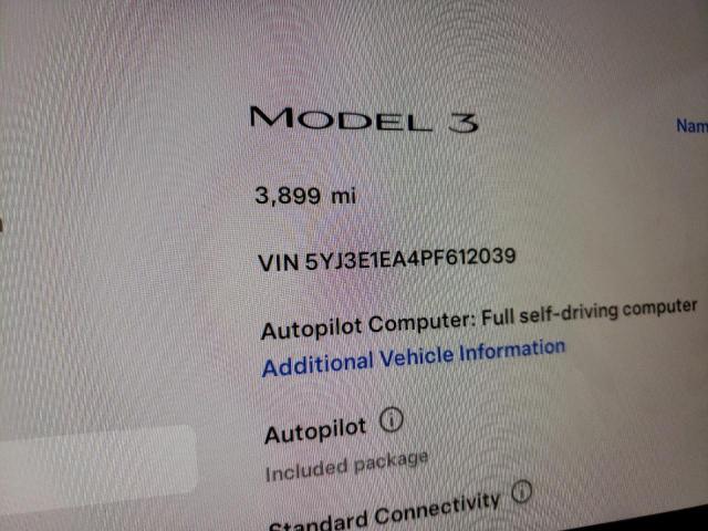 Photo 8 VIN: 5YJ3E1EA4PF612039 - TESLA MODEL 3 