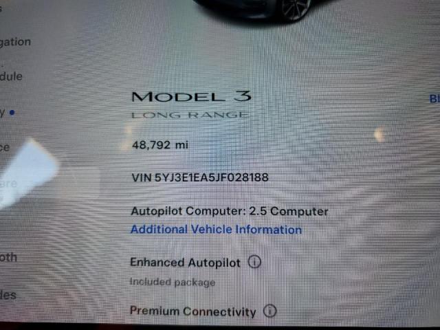 Photo 8 VIN: 5YJ3E1EA5JF028188 - TESLA MODEL 3 