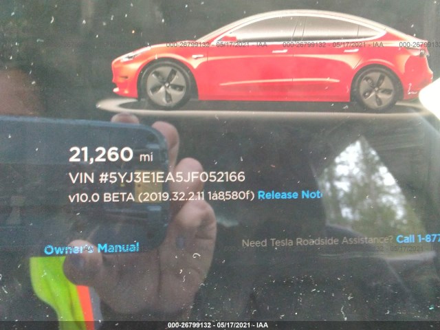 Photo 6 VIN: 5YJ3E1EA5JF052166 - TESLA MODEL 3 