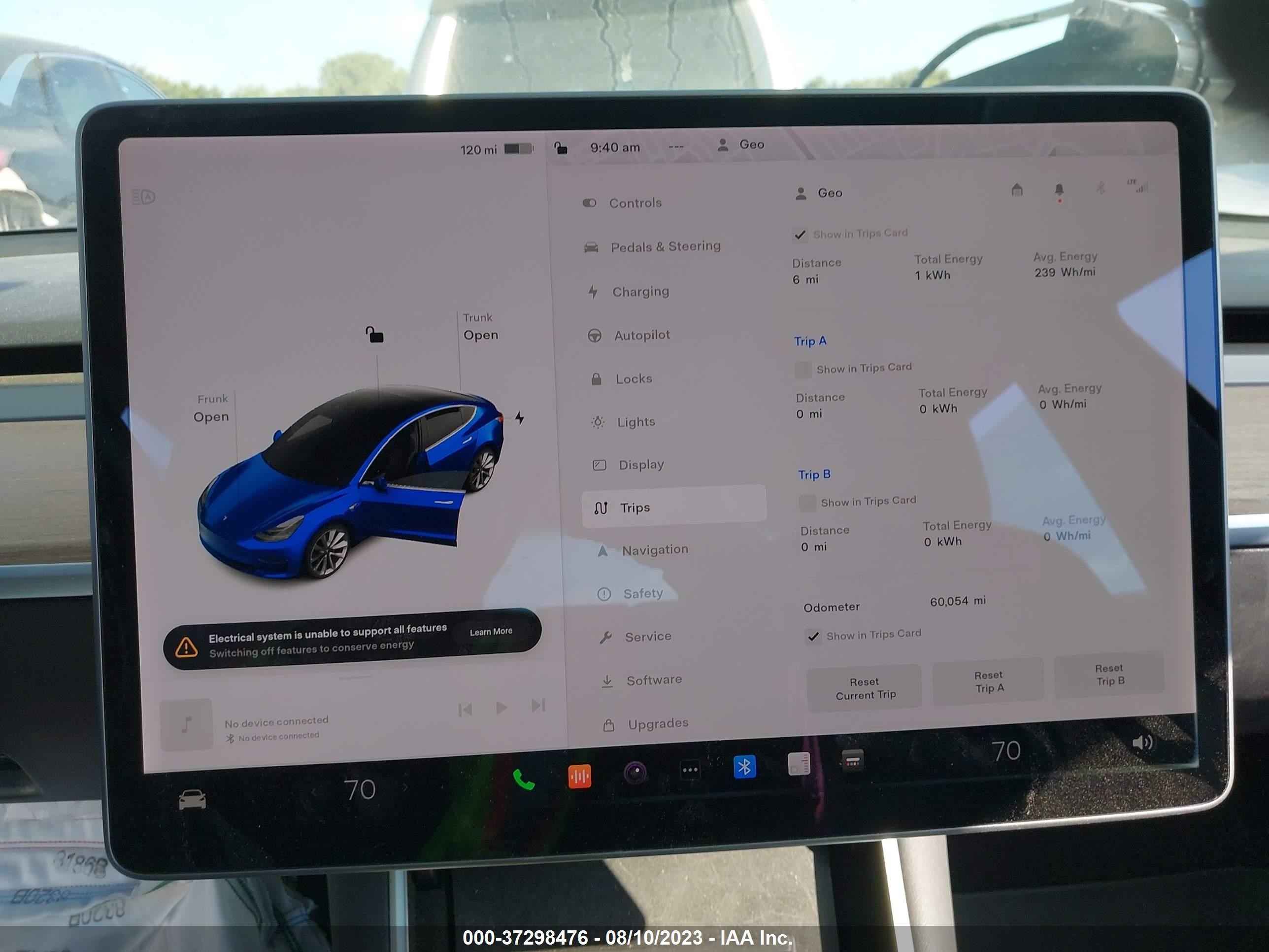 Photo 16 VIN: 5YJ3E1EA5KF311501 - TESLA MODEL 3 