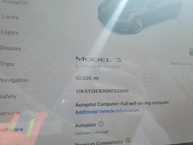 Photo 8 VIN: 5YJ3E1EA5KF332641 - TESLA MODEL 3 