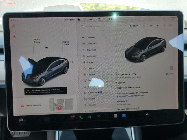 Photo 8 VIN: 5YJ3E1EA5KF402459 - TESLA MODEL 3 