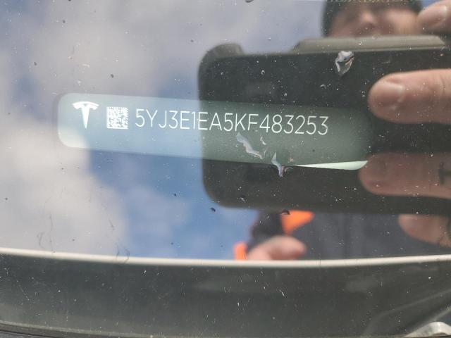 Photo 11 VIN: 5YJ3E1EA5KF483253 - TESLA MODEL 3 