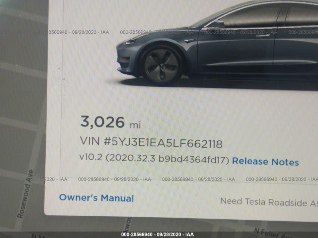 Photo 6 VIN: 5YJ3E1EA5LF662118 - TESLA MODEL 3 