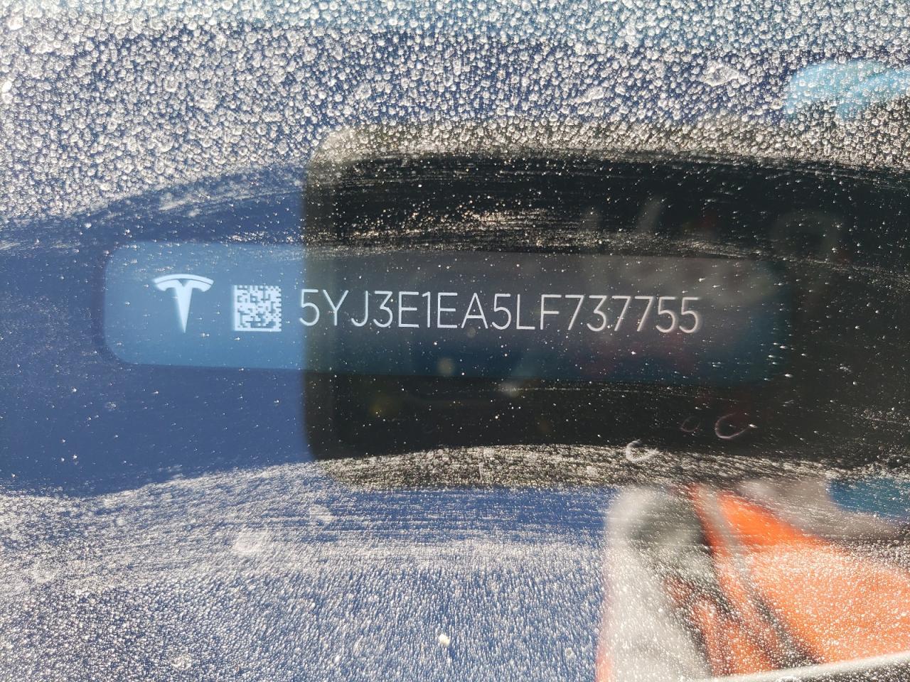 Photo 12 VIN: 5YJ3E1EA5LF737755 - TESLA MODEL 3 