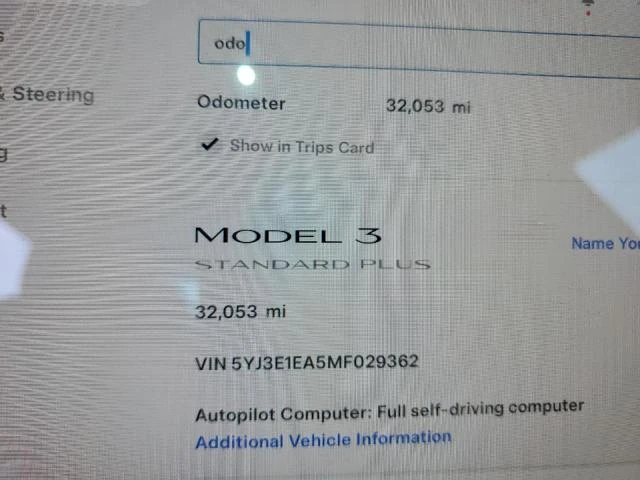 Photo 8 VIN: 5YJ3E1EA5MF029362 - TESLA MODEL 3 