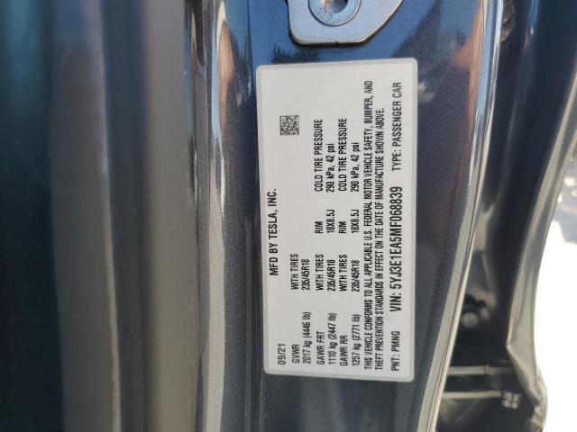 Photo 12 VIN: 5YJ3E1EA5MF068839 - TESLA MODEL 3 