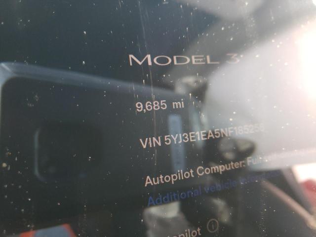 Photo 7 VIN: 5YJ3E1EA5NF185256 - TESLA MODEL 3 