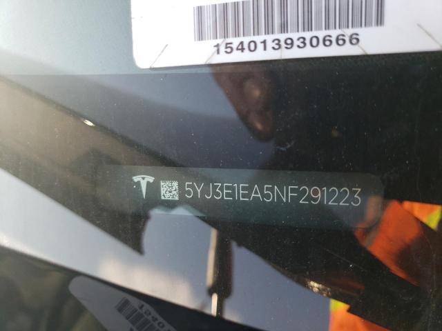 Photo 11 VIN: 5YJ3E1EA5NF291223 - TESLA MODEL 3 