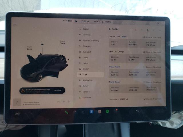 Photo 8 VIN: 5YJ3E1EA5NF304780 - TESLA MODEL 3 