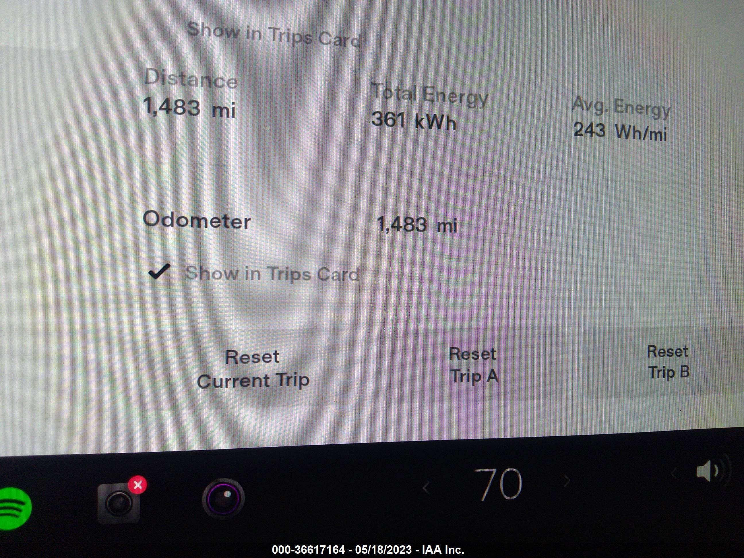 Photo 6 VIN: 5YJ3E1EA5PF483504 - TESLA MODEL 3 