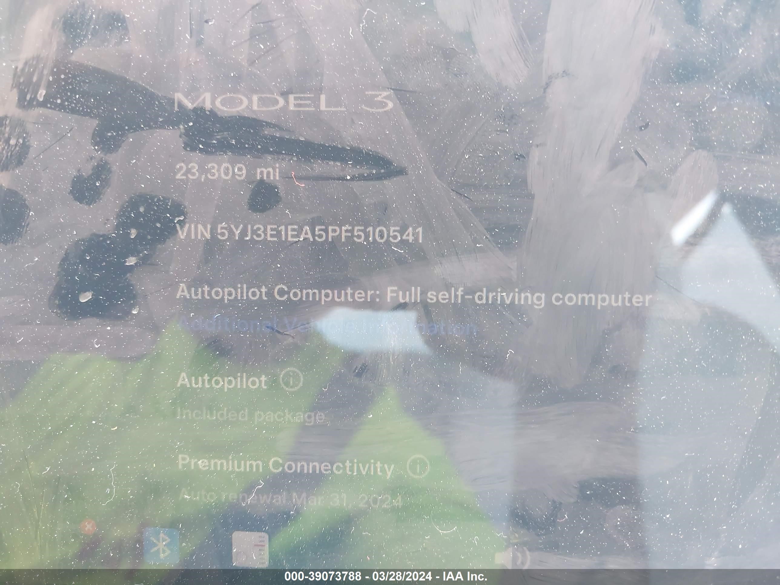 Photo 6 VIN: 5YJ3E1EA5PF510541 - TESLA MODEL 3 